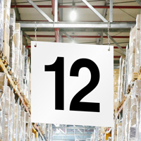 Sign for aisle 12