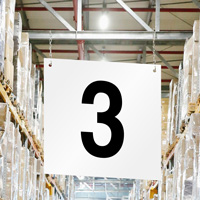 Hanging Aisle Sign Number 3