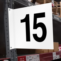 Projecting Aisle Sign Directional Sign for Aisle 15