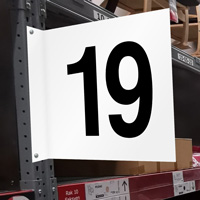 19th Aisle Identification Sign
