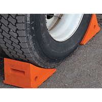 The shape is perfect for chocking both sides of the tires!