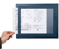 LeatherTex Evacuation Map or Paper Insert Holder