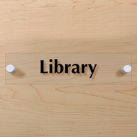 Library Sign