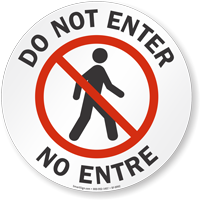 Caution Floor Sign
