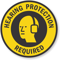 Floor Safety Sign with Adhesive