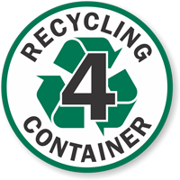 Recycling Floor Sign Label Kit