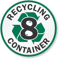Recycling Floor Sign Label Kit
