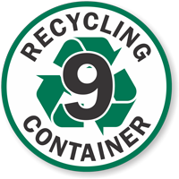 Recycling Floor Sign Label Kit