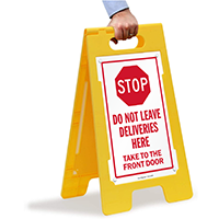 Package Drop Off Prohibition Alert