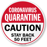 SlipSafe™ Medical Isolation Floor Sign