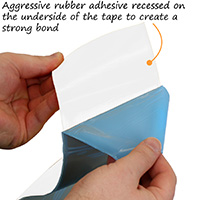 Industrial Floor Tape: 6-Inch Solid