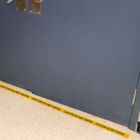 Warning: No Entry Floor Marking