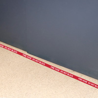 Fire Hose Warning Tape