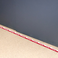 Safety floor marking tape for industrial use