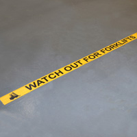 Forklift Safety Warning Tape