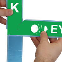 Eye Wash Floor Sign Kit