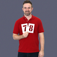 Number Floor Stencil Set