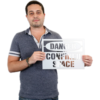 Danger Confined Space Sign