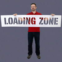 Loading Zone Stencil