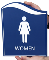 Pacific   Women Restroom Sign