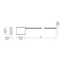 Security seal for cable