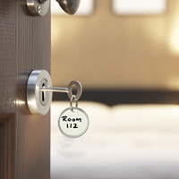 High-Quality White Key Tag