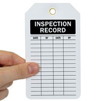 Inspection Record Tag