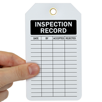 Inspection Record Tag