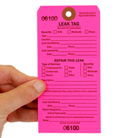2-Sided Leak Tag