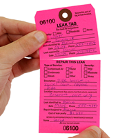 Repair This Leak Tag