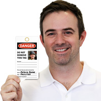 Lockout tag for equipment maintenance