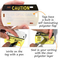 Fiber optic ID tags