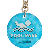 Epoxy Pool Pass Tags