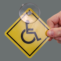 Handicapped On-Board Car Hang Tags and Label