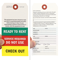 Ready to Rent Tag