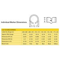 Clip-On Wire Marke