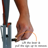 Stackmaster Pocket-Style Portable Sign Base