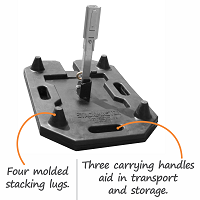 Portable Rubber Sign Base