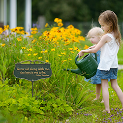 Grow Old Along With me Garden Accent Signs