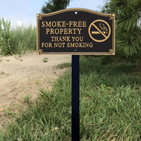 Tobacco Free Zone Statement Plaque