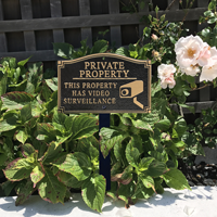 Private Property Statement Plaque