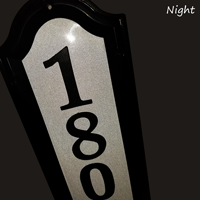 Nite Bright Reflective Address Sign