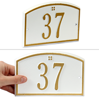 Cape Charles Petite Wall Address Plaque