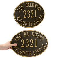 Hawthorne Oval Standard Wall Plaque