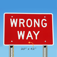 Wrong Way Sign
