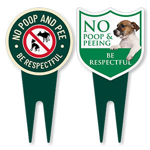 Free Dog Poop Signs | Free Sign PDFs | Free Customization