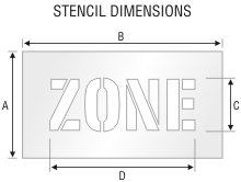 Stencil ST 0045