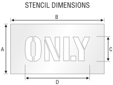 Stencil ST 0078