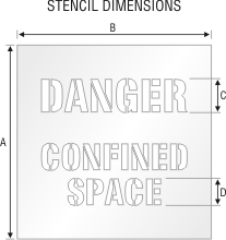 Stencil ST 0093
