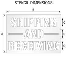 Stencil ST 0103